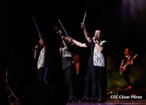 Presentación del Coro Turetsky en el Teatro Nacional Rubén Darío, Nicaragua