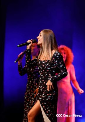 Presentación del Coro Turetsky en el Teatro Nacional Rubén Darío, Nicaragua