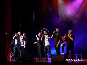 Presentación del Coro Turetsky en el Teatro Nacional Rubén Darío, Nicaragua
