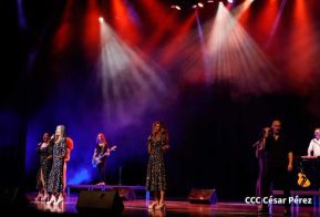Presentación del Coro Turetsky en el Teatro Nacional Rubén Darío, Nicaragua