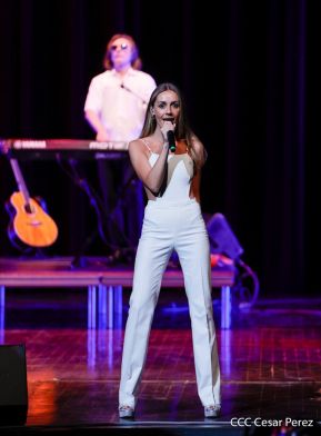 Presentación del Coro Turetsky en el Teatro Nacional Rubén Darío, Nicaragua