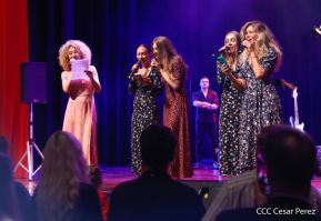 Presentación del Coro Turetsky en el Teatro Nacional Rubén Darío, Nicaragua