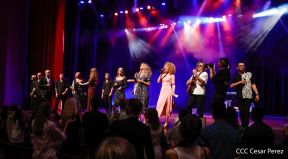 Presentación del Coro Turetsky en el Teatro Nacional Rubén Darío, Nicaragua
