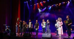 Presentación del Coro Turetsky en el Teatro Nacional Rubén Darío, Nicaragua