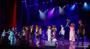 Presentación del Coro Turetsky en el Teatro Nacional Rubén Darío, Nicaragua