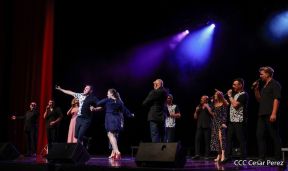 Presentación del Coro Turetsky en el Teatro Nacional Rubén Darío, Nicaragua