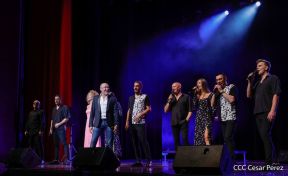 Presentación del Coro Turetsky en el Teatro Nacional Rubén Darío, Nicaragua