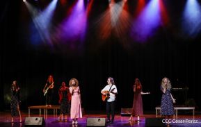 Presentación del Coro Turetsky en el Teatro Nacional Rubén Darío, Nicaragua