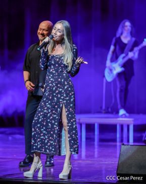 Presentación del Coro Turetsky en el Teatro Nacional Rubén Darío, Nicaragua