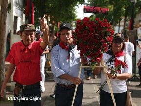 Conmemoración a los héroes y mártires del 23 de julio de 1959 en León