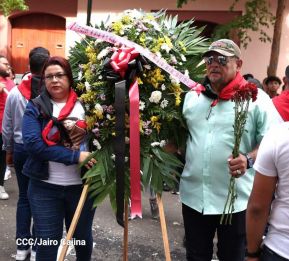 Conmemoración a los héroes y mártires del 23 de julio de 1959 en León