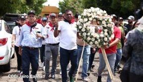 Conmemoración a los héroes y mártires del 23 de julio de 1959 en León
