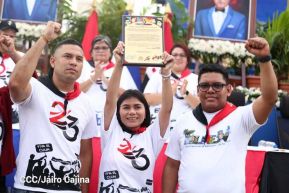 Conmemoración a los héroes y mártires del 23 de julio de 1959 en León