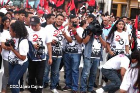 Conmemoración a los héroes y mártires del 23 de julio de 1959 en León