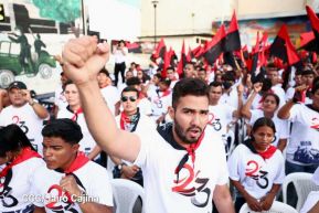 Conmemoración a los héroes y mártires del 23 de julio de 1959 en León