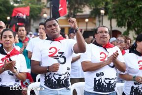 Conmemoración a los héroes y mártires del 23 de julio de 1959 en León