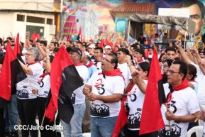 Conmemoración a los héroes y mártires del 23 de julio de 1959 en León