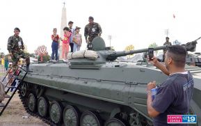 Segundo día de la Exposición Estática del Ejército de Nicaragua