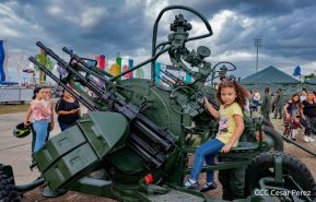 Segundo día de la Exposición Estática del Ejército de Nicaragua