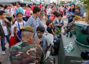 Segundo día de la Exposición Estática del Ejército de Nicaragua