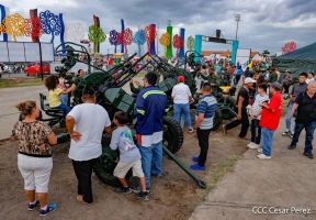 Segundo día de la Exposición Estática del Ejército de Nicaragua