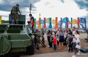 Segundo día de la Exposición Estática del Ejército de Nicaragua