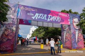 Celebración de la VIII edición del Festival Azul Darío en León