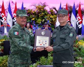 44 aniversario de fundación de la Fuerza Aérea del Ejército de Nicaragua