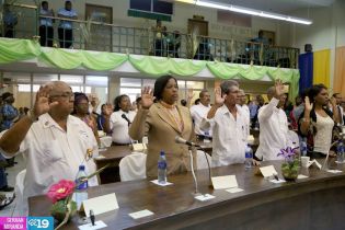 Juramentan a miembros de los Consejos Regionales de la Costa Caribe