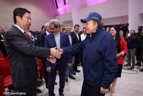 Acto del 43 aniversario de la constitución de la Fuerza Naval del Ejército de Nicaragua