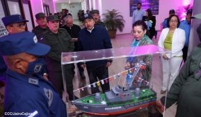 Acto del 43 aniversario de la constitución de la Fuerza Naval del Ejército de Nicaragua