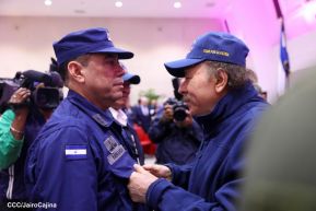 Acto del 43 aniversario de la constitución de la Fuerza Naval del Ejército de Nicaragua