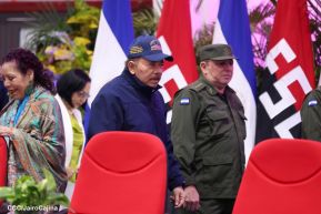 Acto del 43 aniversario de la constitución de la Fuerza Naval del Ejército de Nicaragua