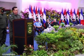 Acto del 43 aniversario de la constitución de la Fuerza Naval del Ejército de Nicaragua