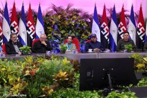 Acto del 43 aniversario de la constitución de la Fuerza Naval del Ejército de Nicaragua