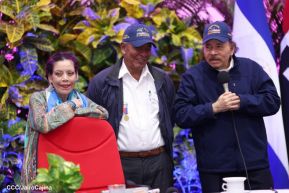 Acto del 43 aniversario de la constitución de la Fuerza Naval del Ejército de Nicaragua