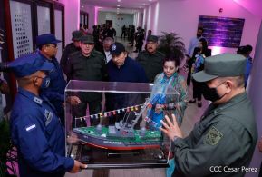 Acto del 43 aniversario de la constitución de la Fuerza Naval del Ejército de Nicaragua