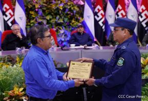 Acto del 43 aniversario de la constitución de la Fuerza Naval del Ejército de Nicaragua