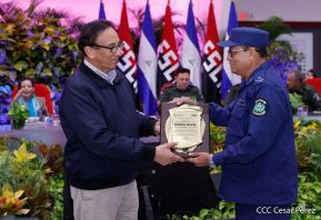 Acto del 43 aniversario de la constitución de la Fuerza Naval del Ejército de Nicaragua