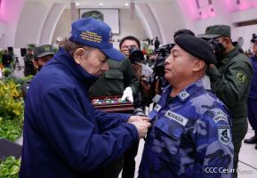 Acto del 43 aniversario de la constitución de la Fuerza Naval del Ejército de Nicaragua