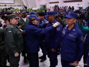 Acto del 43 aniversario de la constitución de la Fuerza Naval del Ejército de Nicaragua