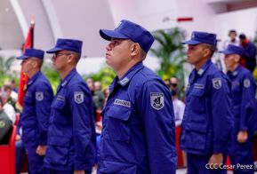Acto del 43 aniversario de la constitución de la Fuerza Naval del Ejército de Nicaragua