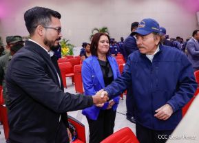Acto del 43 aniversario de la constitución de la Fuerza Naval del Ejército de Nicaragua