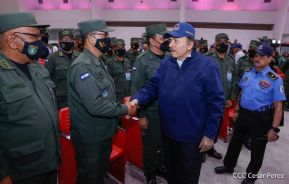 Acto del 43 aniversario de la constitución de la Fuerza Naval del Ejército de Nicaragua