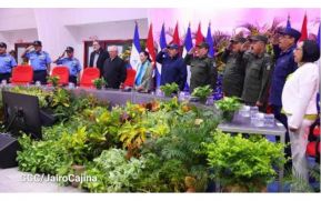 Acto del 43 aniversario de la constitución de la Fuerza Naval del Ejército de Nicaragua