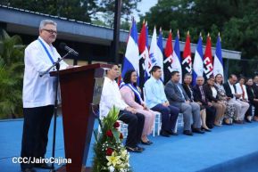 Ceremonia de instalación de la Universidad Nacional Casimiro Sotelo Montenegro
