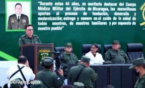 Cuerpo Médico Militar del Ejército de Nicaragua celebra 44 años de fundación