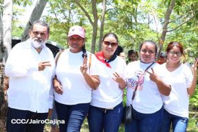 Caminata rumbo a la Hacienda San Jacinto para celebrar las batallas por la soberanía e independencia