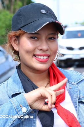 Caminata rumbo a la Hacienda San Jacinto para celebrar las batallas por la soberanía e independencia