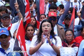 Caminata rumbo a la Hacienda San Jacinto para celebrar las batallas por la soberanía e independencia